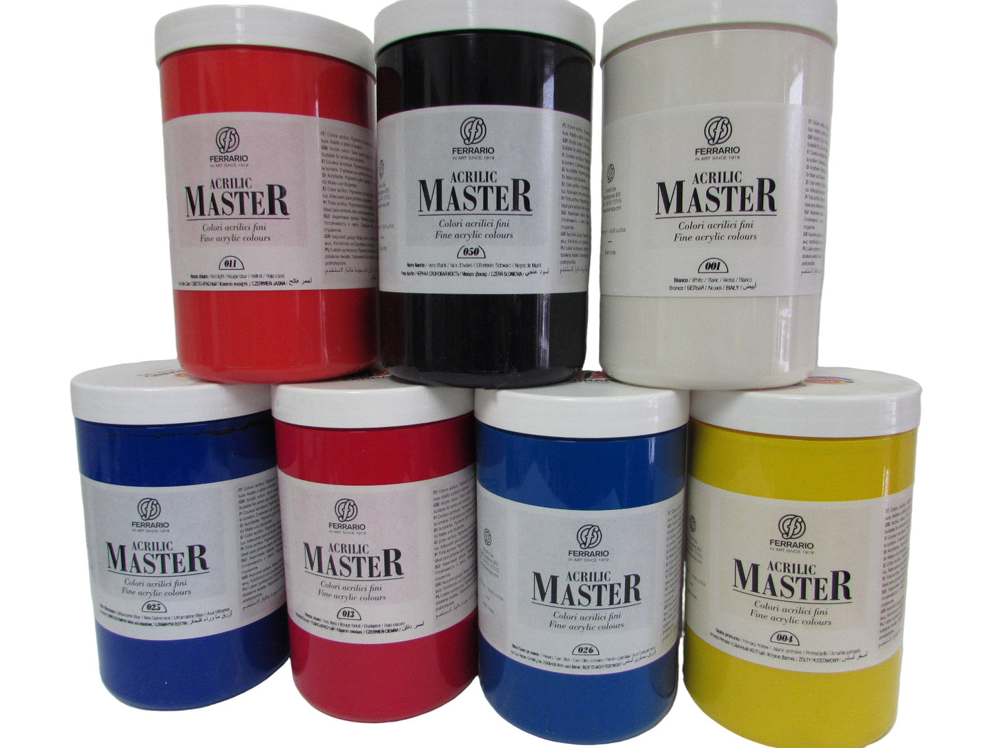 Ferrario Acrilic Master 1-Litre Acrylic Color Made in Italy