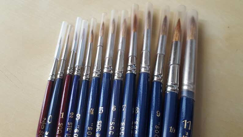 Artist Finest Sable Imitation "SABLELINE" Round watercolor brushes Made in Germany