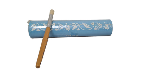 Collection Maxisten Pochoir réutilisable extra large pour bordure 21 x 90 cm n° 32 - Pinceau inclus