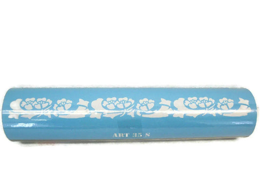 Collection Maxisten - Pochoir réutilisable extra large pour bordure 21 x 90 cm n° 35 - Pinceau inclus