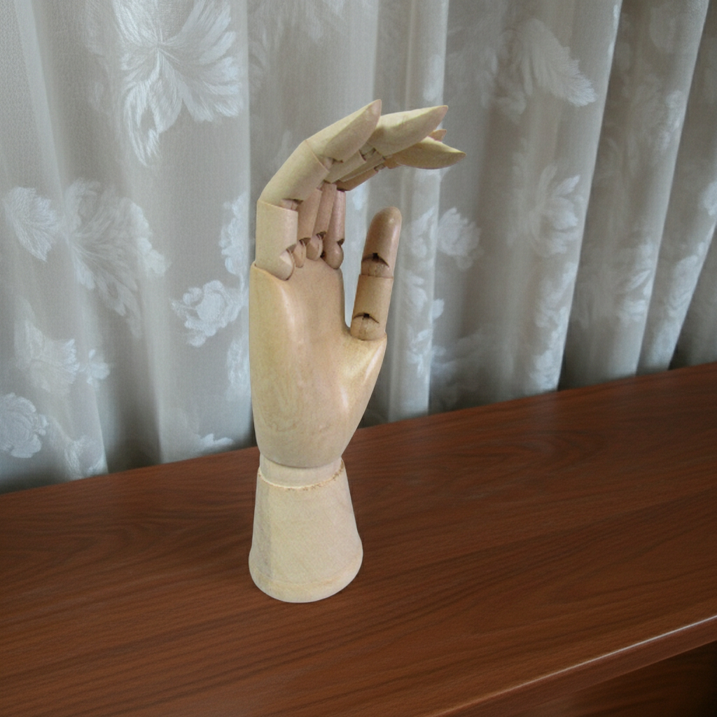 Artist Wooden Female Right Hand Art Mannequin-manikin--for drawing Jewellery Display Ring Display and more!