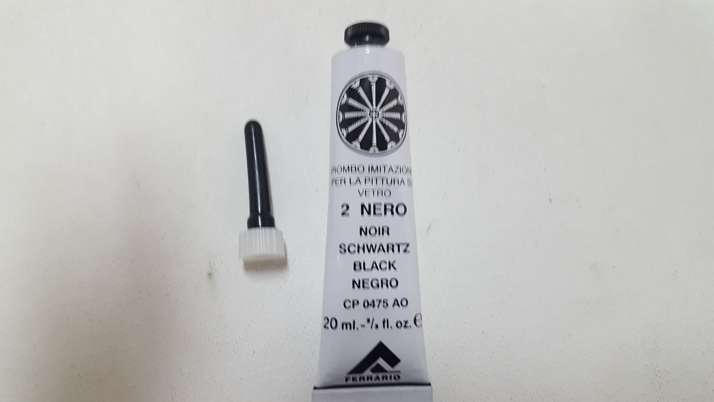 Ferrario Glass Paint Vetro Color Transparent Paint with UV filter 50ml-- Made in Italy